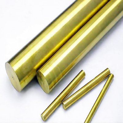 QSn6.5-0.1 Tin Plated Copper Bar QSn4-0.3 Brushed Brass Bar H59 For Decoration